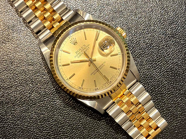 ロレックス デイトジャスト 16233を東京都のお客様より買取いたしました
