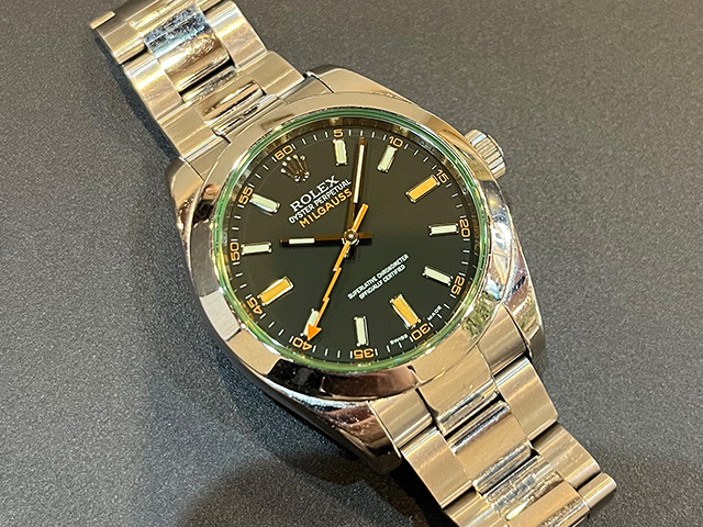 ロレックス　ミルガウス　116400GVを三重県のお客様より買取いたしました